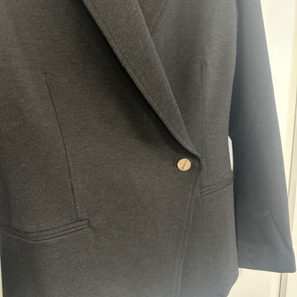 Spanx Ponte Asymmetrical Blazer Size L - Picture 4 of 5